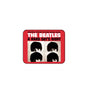 Hard Day's Night mousepad with Beatles album cover artwork, red border