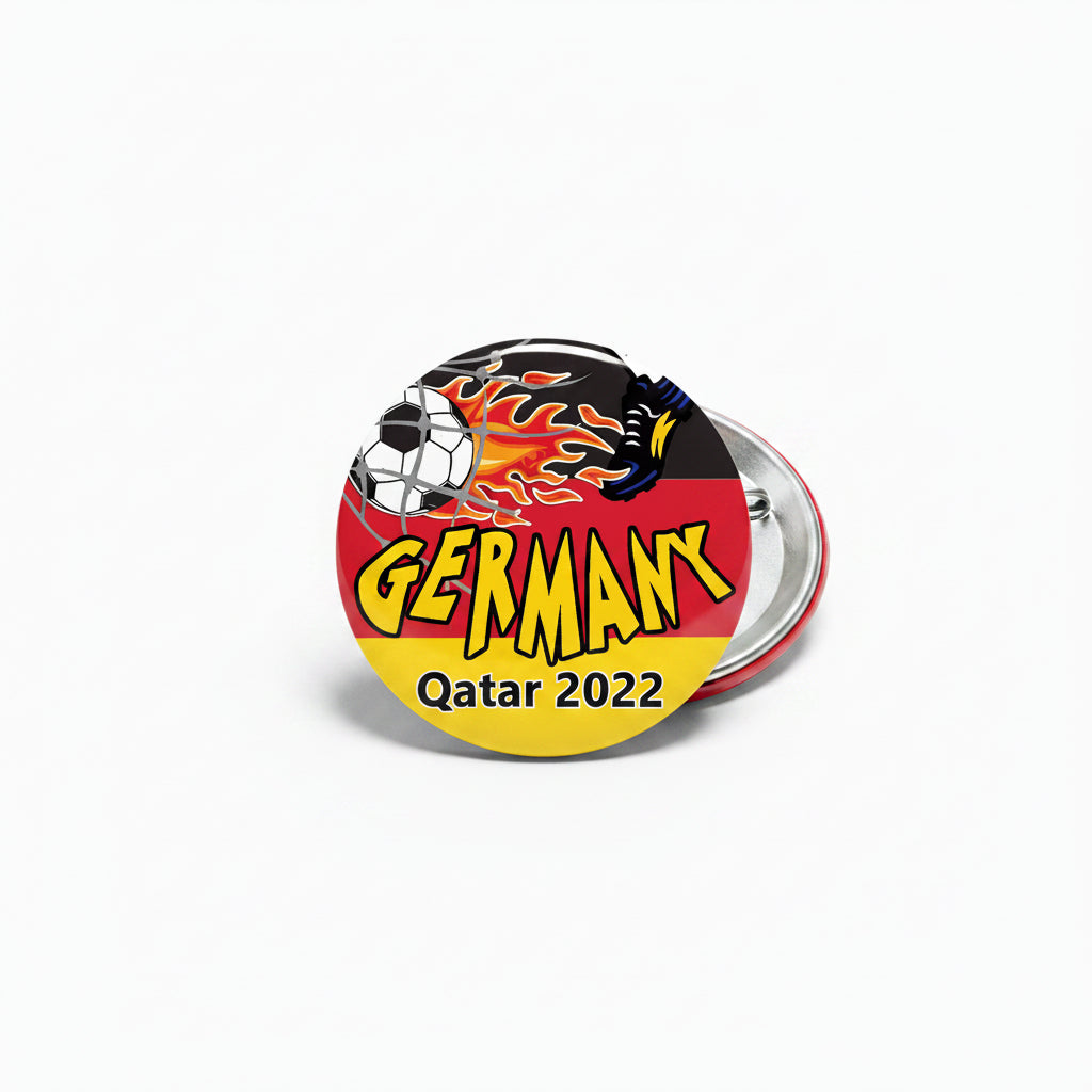 Germany Football Soccer Pinback 2.25-inch Default Title