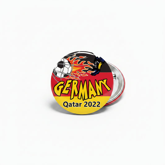 Germany Football Soccer Pinback 2.25-inch Default Title