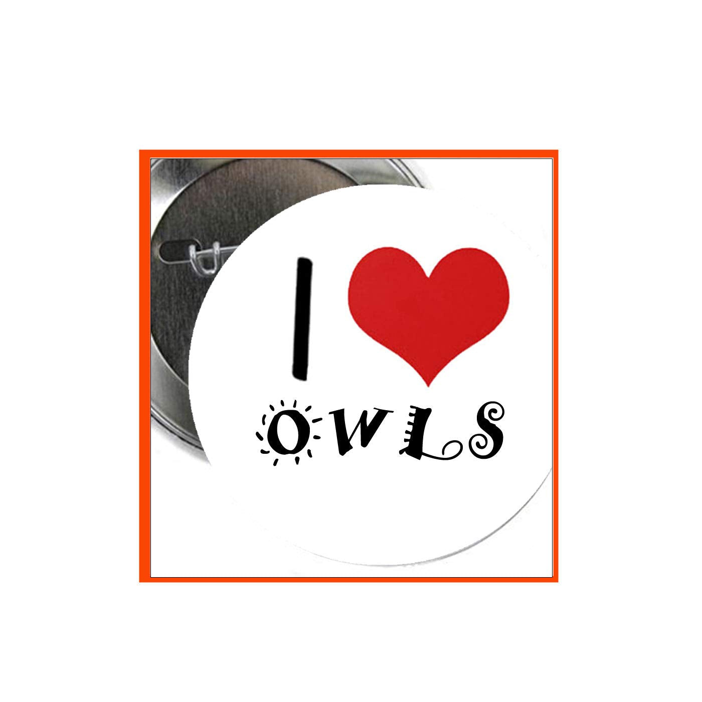 I Love Owls 2.25-inch Default Title