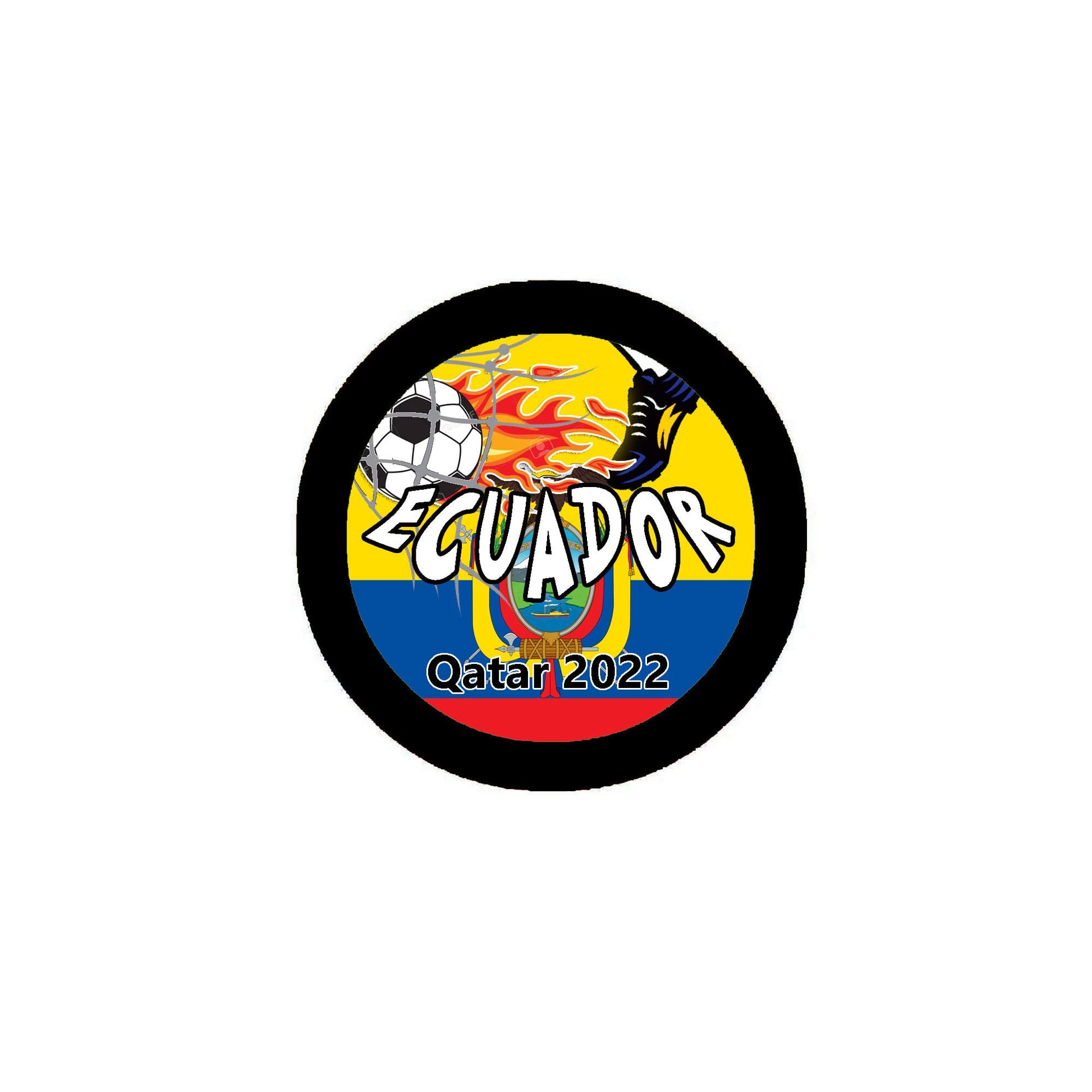 Ecuador Football Soccer 2.25-inch Pinback 2022 Default Title