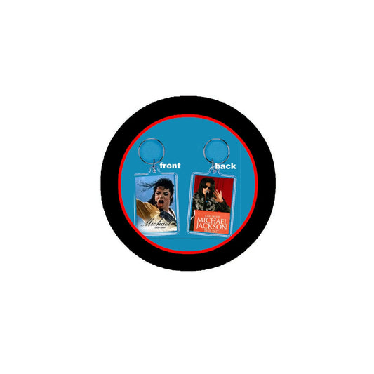 Michael 1958-2009 Acrylic Keychain 2 x 1 v28 Default Title