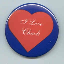 5 I Love Chuck Pins/ Buttons/ Pinbacks/ Badges