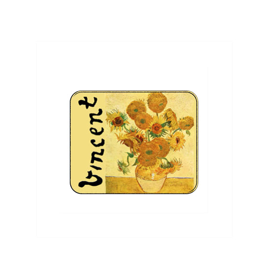 Sun Flowers Computer Mouse Pad 9.7" x 8.5" Vincent