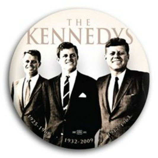 The Kennedys Button - Ted Robert and John F Kennedy 2.25'' PINBACKS