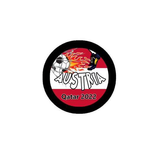 2022 Austria Football Soccer Football Soccer 2.25-inch Pinback Default Title