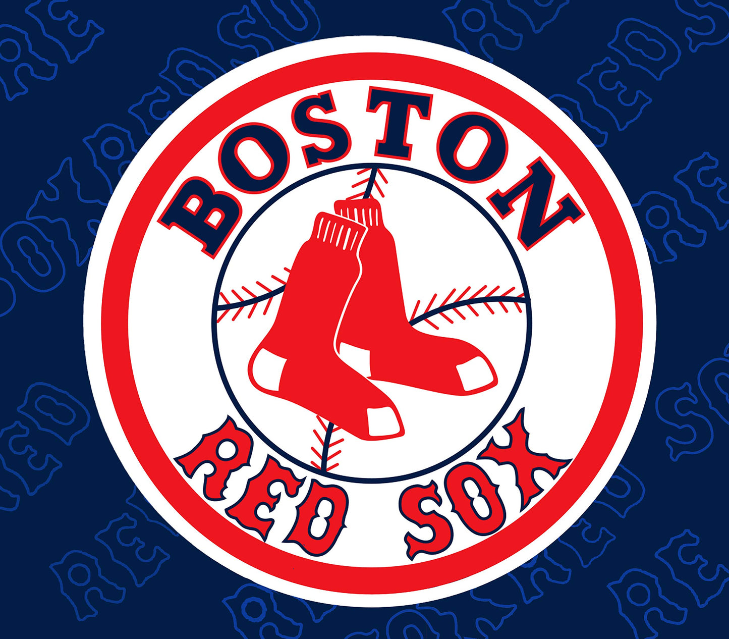 Boston Blue Computer Mouse Pad 9.7" x 8.5"