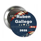 2.25-inch pinback button, dark blue design with Ruben Gallego and Inauguration Day 2028 stars