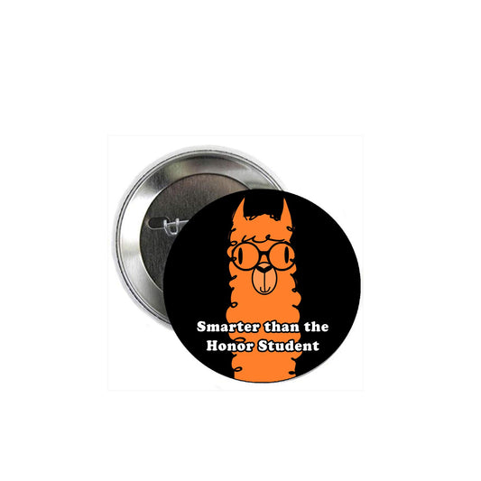 Smart Llama 2.25-inch Pinback Default Title