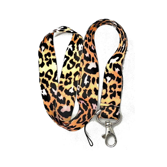 Leopard Beautiful Themed Lanyard - Hook & Phone String Default Title