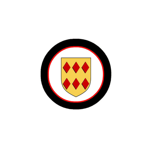 Lavin 3-inch Coat of Arms Fridge Round Magnet Default Title