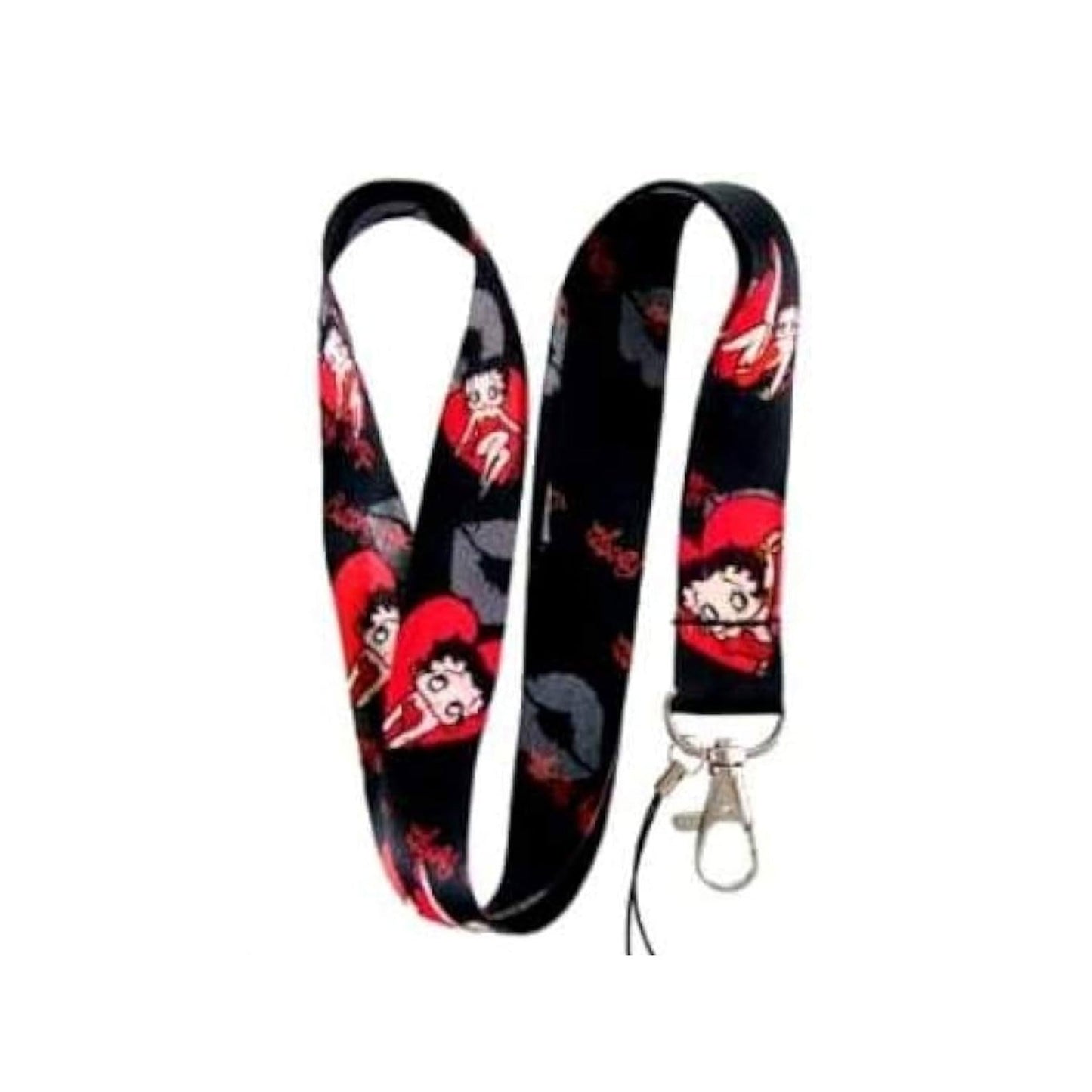 Sexy Girl Cartoon Lanyard Keychain Holder Color Gorgeous Default Title