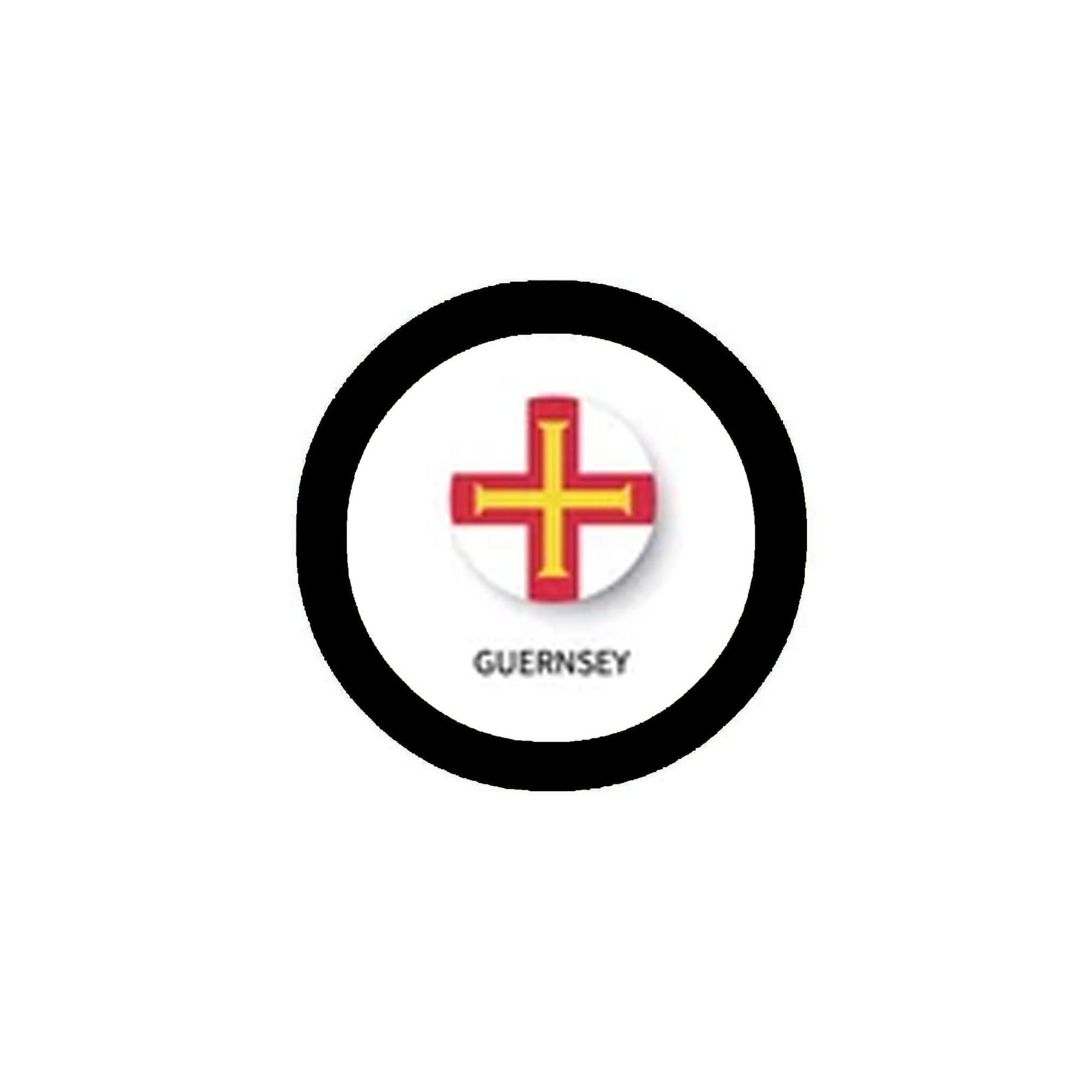 Guernsey Flag Keychain Bottle Opener 2.25-inch Commemorative Default Title