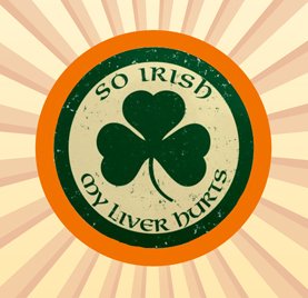 So Irish My Liver Hurts 1 Inch Pinback Button Default Title