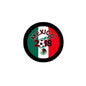Mexico 2018 soccer pinback button with Mexico text and tricolor design