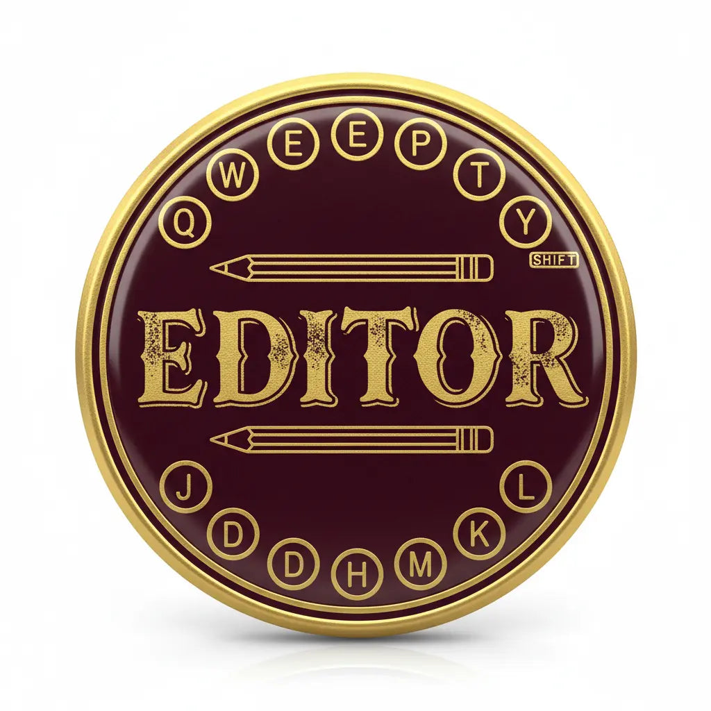 Editor Pinback 2.25-inch