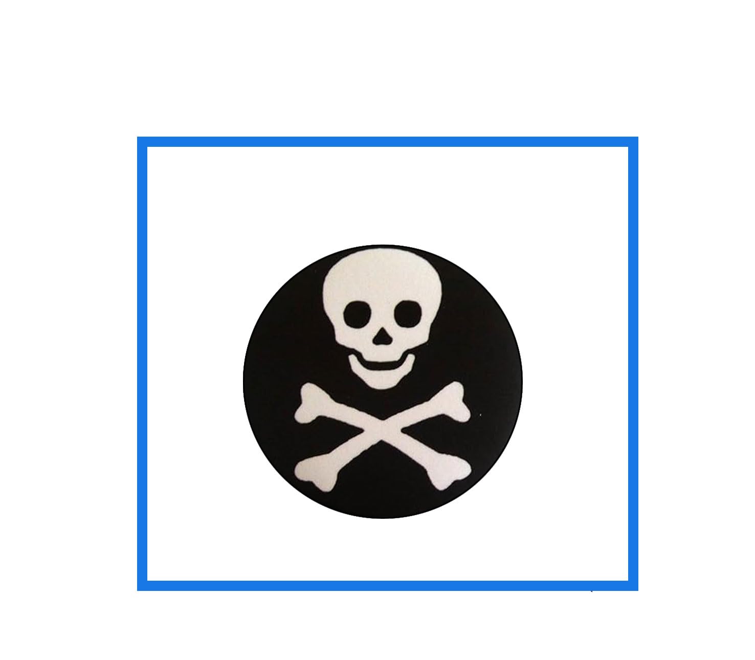 Black Head Skull Skeleton DriveBack 2.25-pin 45mm V.01 Default Title
