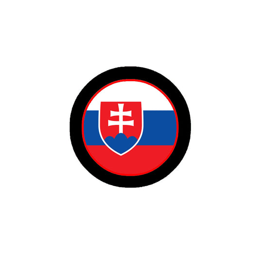 Slovakia Flag Pinback 2.25-inch Default Title