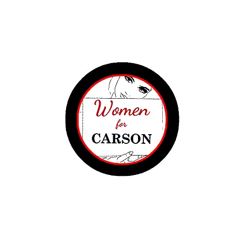 Women for Carson 2.25" Pinback or Jackets, Backpacks, etc.