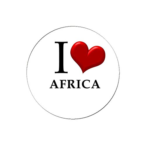 250 Pcs I love Africa 1.25" Pinback Button Pin Brooch Bulk Price