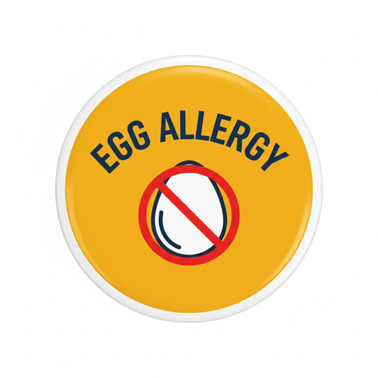 Egg Allergy Pinback 2.25-inch
