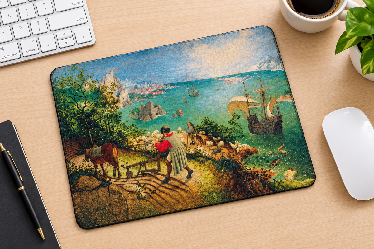 Pieter Brueghel the Elder Landscape with the Fall of Icarus Mousepad