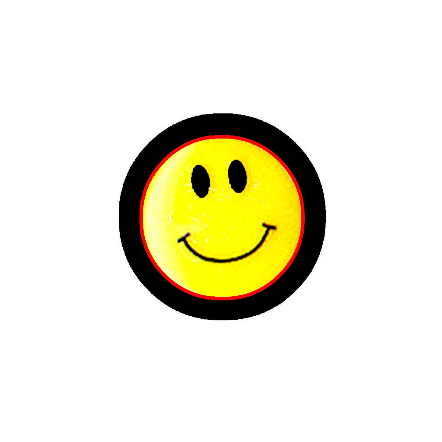 Retro Smiling Emoticon Smile Pinback 1.25"