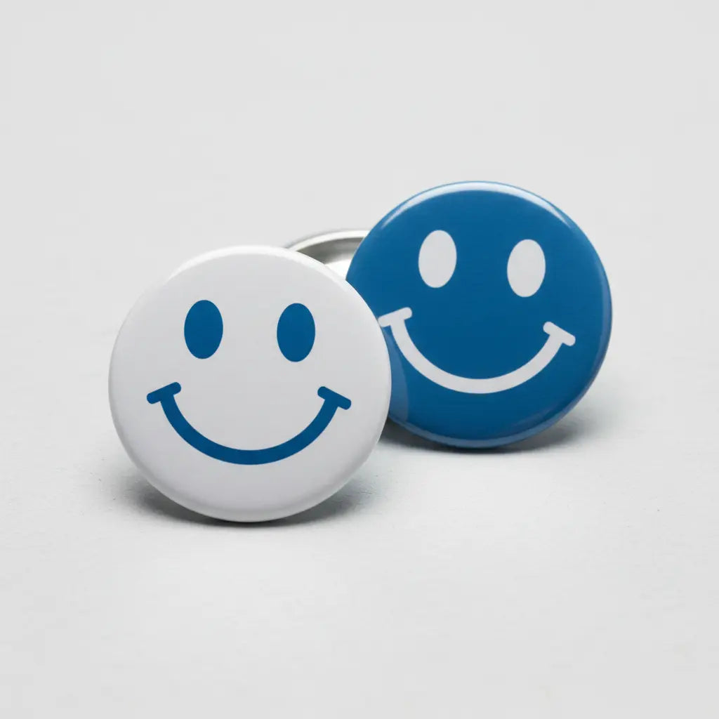 Emoticons Smiles Pinback 1.25-inch 24 Pcs - My Pinbacks