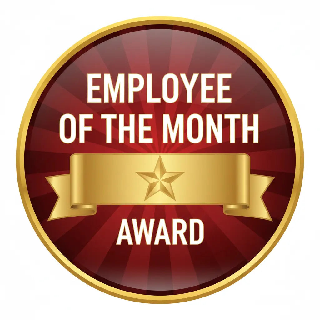 Employee of the month Pinback 2.25-inch