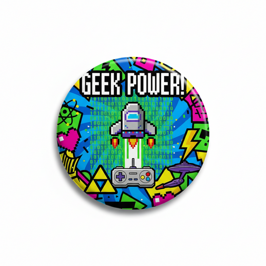 End task geek Pinback 2.25-inch