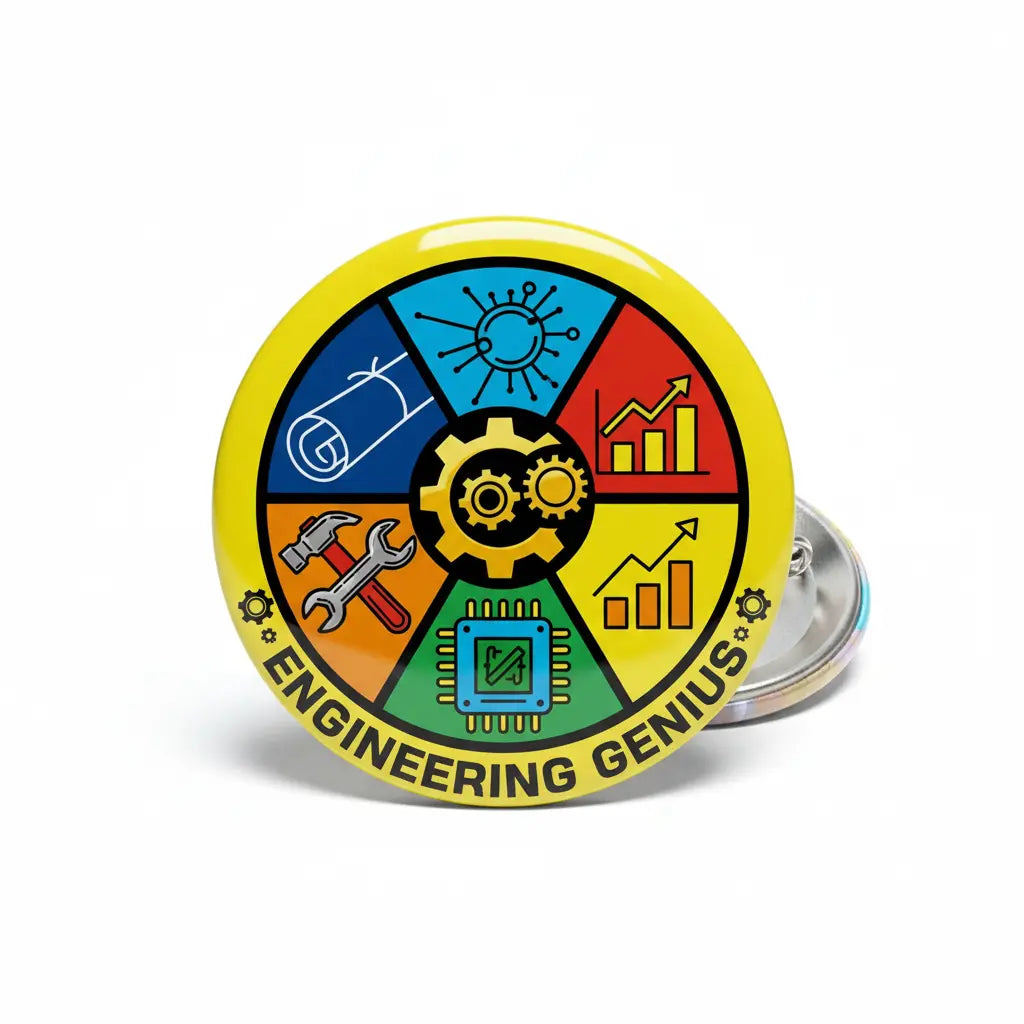 Engineer Pinback 2.25-inch