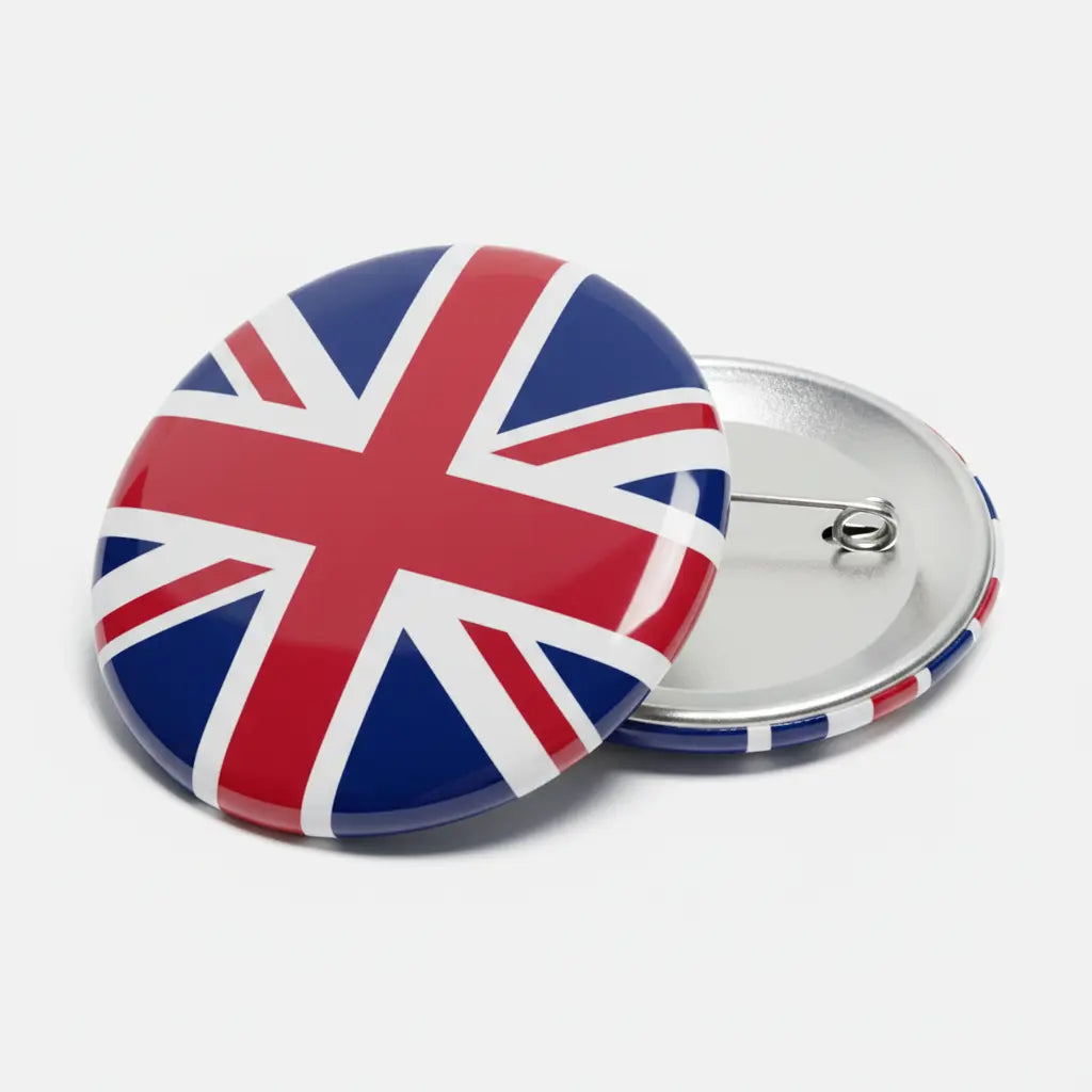 England Union Jack Pinback 2.25-inch