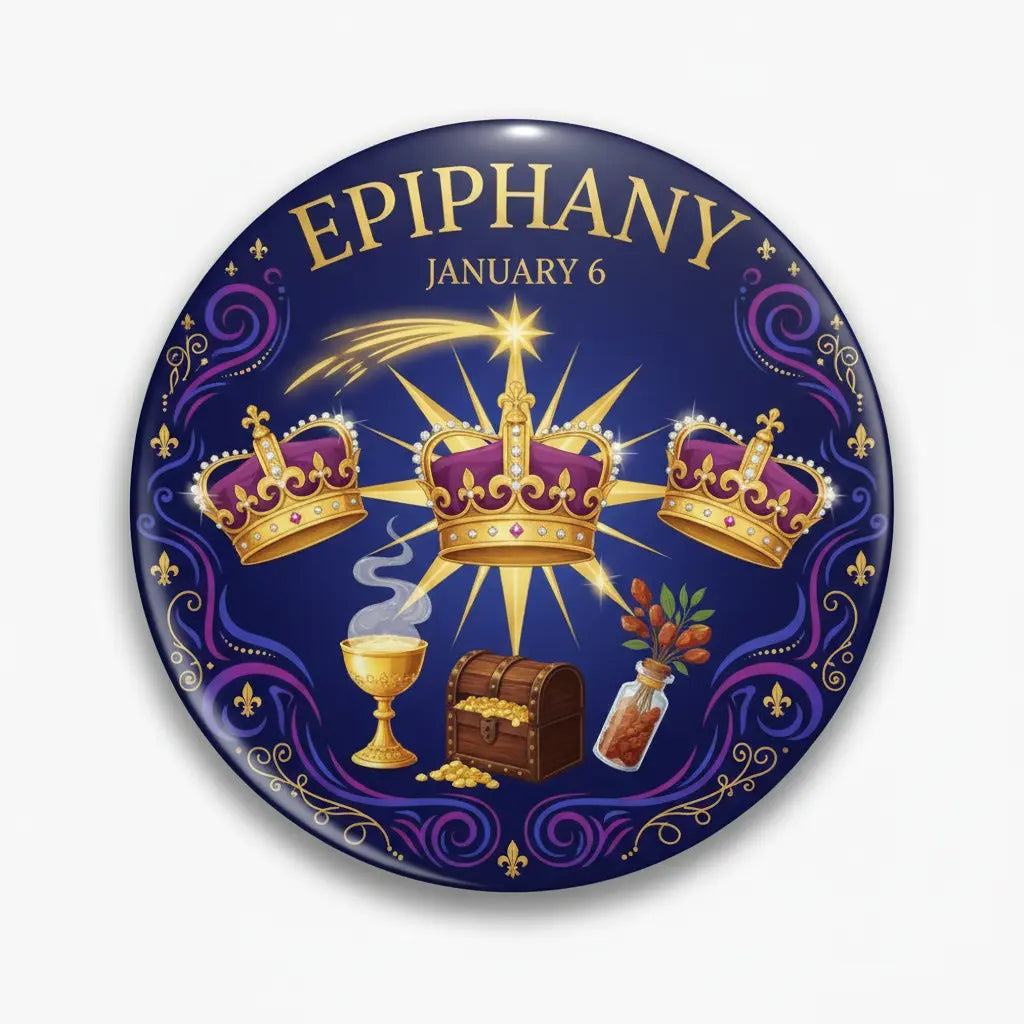 Epiphany (Jan 6) Pinback 2.25-inch