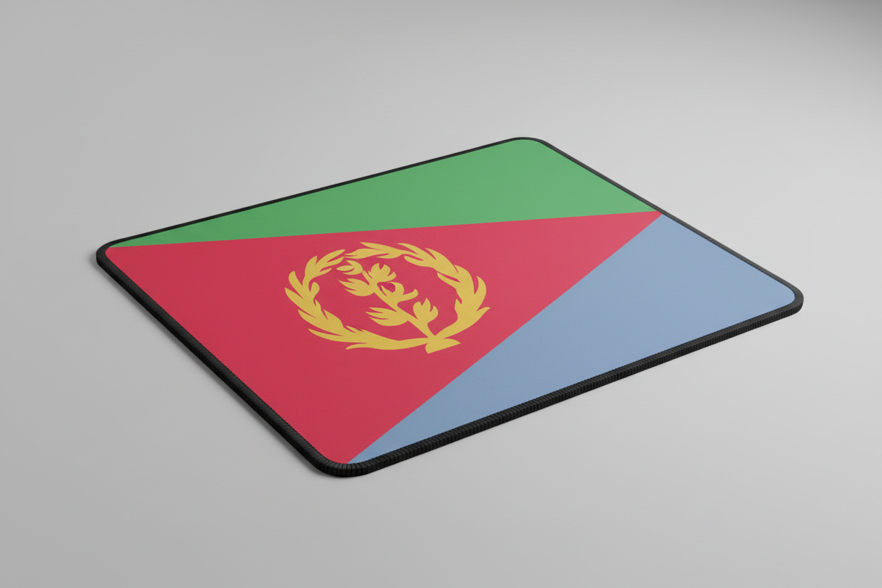 Eritrea Country Flag Mousepad for Computers