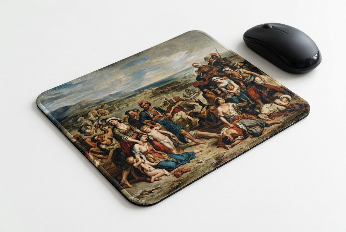 Eugène Delacroix The Massacre at Chios Mousepad