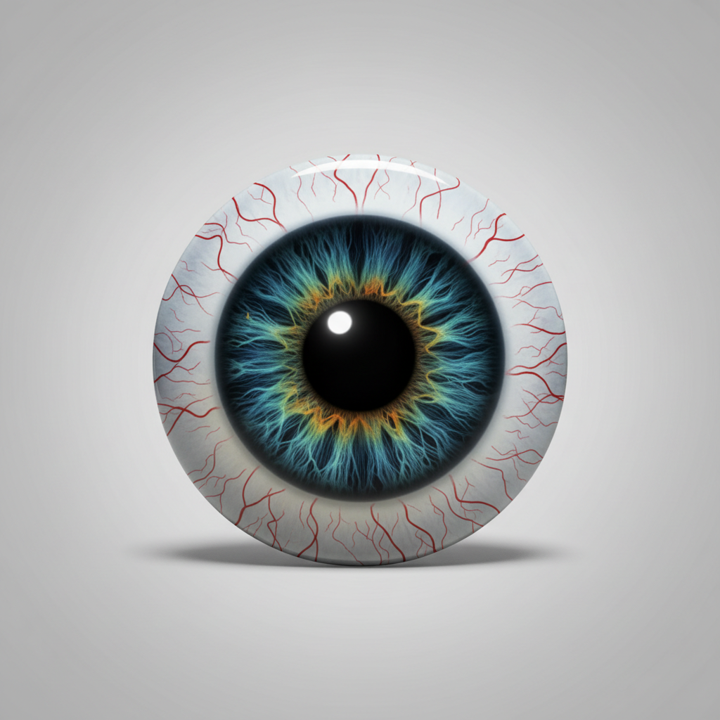 Eye Ball Button Pinback 2.25-inch