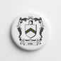 3-inch round coat of arms magnet with Eyre crest shield and ornate border