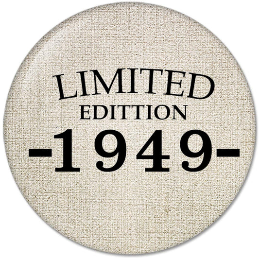 70th Birthday Gifts Made LIMITED EDITION 1949 Pinback Button Badges (58mm), NEW