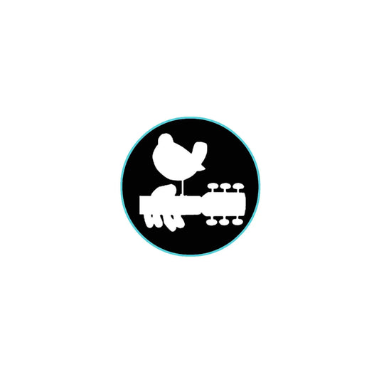Bird Guitar BW Pinback 2.25-inch Default Title