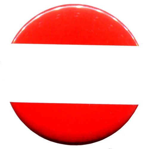 Austria Flag Austrian Pin Pinback Badge Button New Made From Thailand