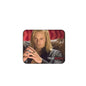 Eric True Blood mouse pad with vampire portrait and red flag graphic