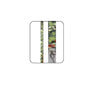 Camo-themed lanyard with metal hook and phone string, vertical color panels
