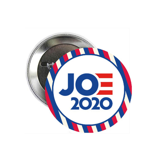 1 Pc Joe 2020 Pinback Button Pin for Jackets, hats, 2.25" Political