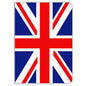 UK flag passport plastic cover with Union Jack design