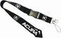 Black ACURA1 car-themed lanyard with metal clasp and phone strap end loop