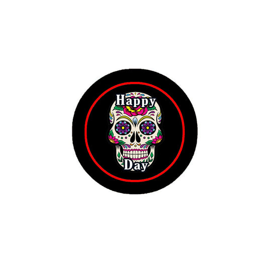 Sugar Skull Day of The Dead Set Mexican Styles 12 Pcs Set Pinback 1.25-inch Default Title