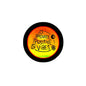 1.25-inch orange pinback button with 'RADIATE POSITIVE VIBES' text and icons