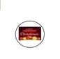 2.25-inch Orthodox Christmas pinback button, round design with “HAPPY ORTHODOX Christmas” text
