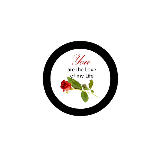 You are The Love of My Life 2.25" Pinback for Jackets, Backpacks, etc. Badge