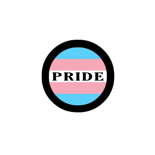 Transgender PRIDE Badge 2.25" Pinback or Jackets, Backpacks, etc.